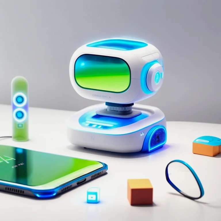 Kinder spielen mit interaktivem AI-Spielzeug