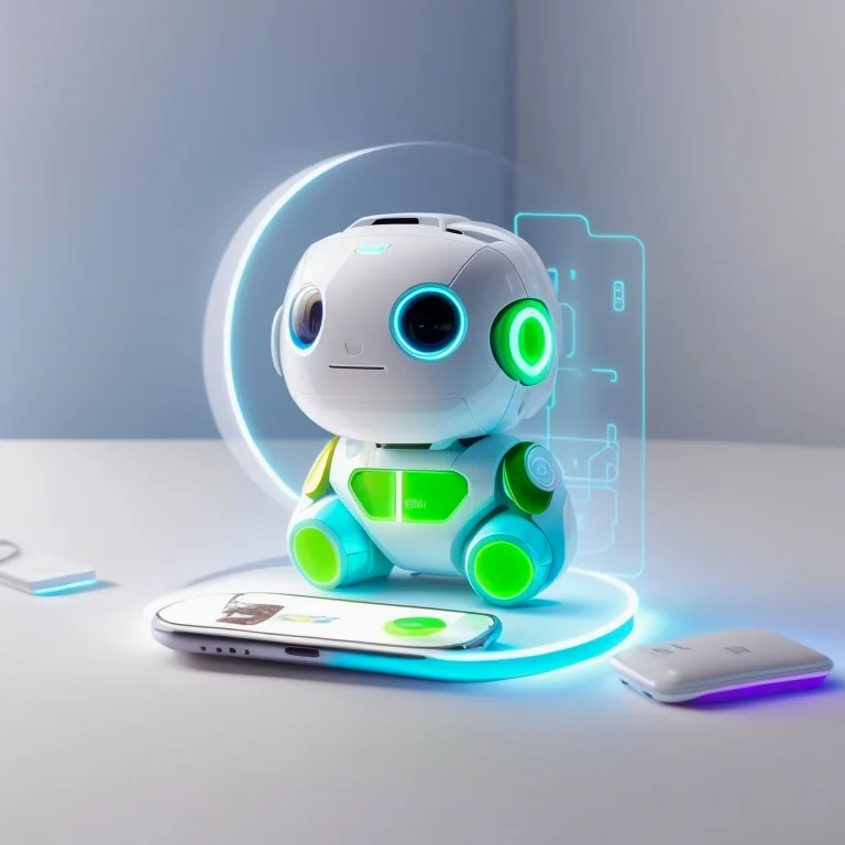 Interaktive Spielkonsole in Aktion